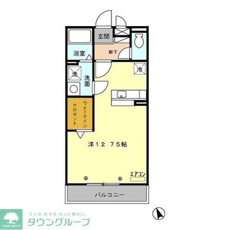 クレールの物件間取画像